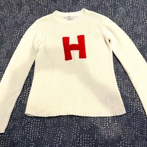 Tommy Hilfiger Ivory Sweater with H logo